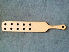 US Style Redwood 23" x 4" US style Paddle with holes (cane) msu