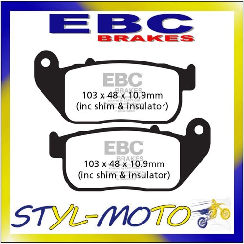 Fa381 organic brake pads - pads, left