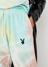 Missguided playboy tie dye  joggers size L