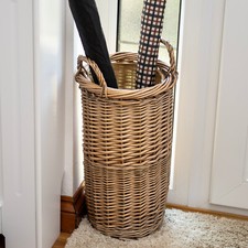 Willow Umbrella Stand Antique