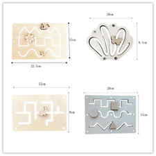 Kid Busy Board DIY Track Toy Baby Montessori Sensory Activity Board Accessories