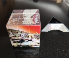 RGMC06 Led Zeppelin Rubiks Cube with free stand