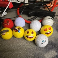 Emoji Golf Balls  Pack Novelty