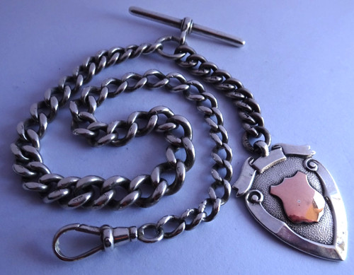 Antique solid silver - , pocket