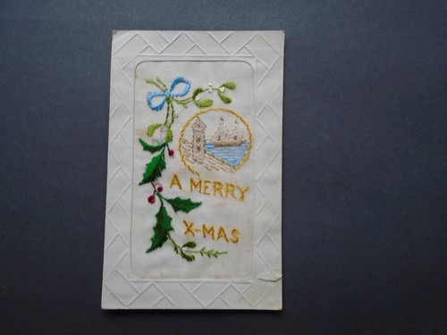Silk embroidered merry - embroidered,