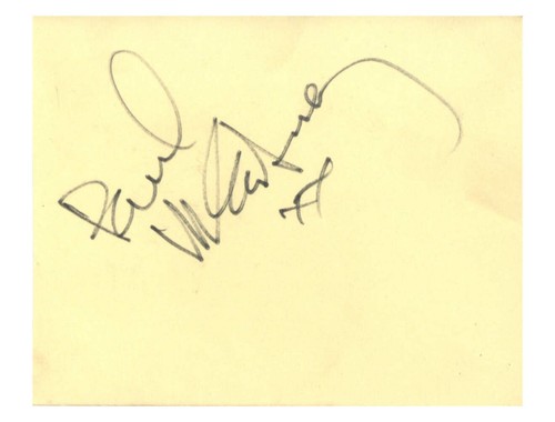 Paul mccartney autograph 1964 - paul,