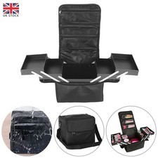 Large Beauty Make Up Nail Tech Cosmetic Box Artist Vanity Case Storage Bag Salon