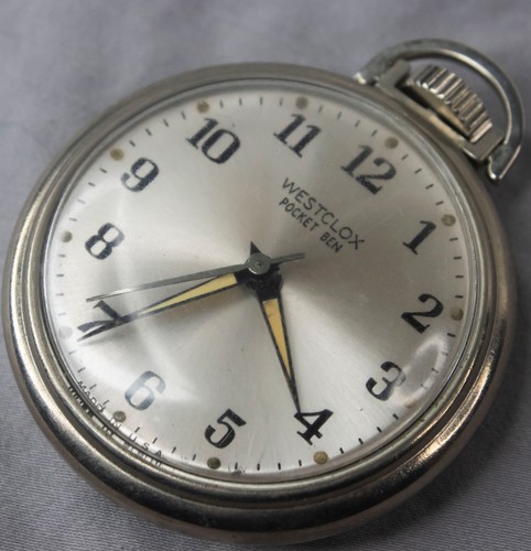 Vintage westclox pocket - westclox, ben