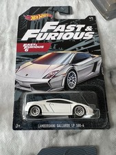 Hot Wheels Fast & Furious 6 Lamborghini Gallardo LP 560-4 White No 4 of 5 New