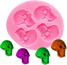 Skulls sugarcraft silicone - 4,