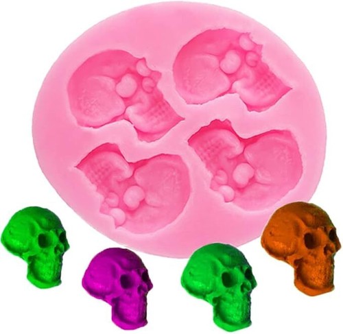 Skulls sugarcraft silicone - skulls,