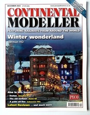 CONTINENTAL MODELLER MAGAZINE Vol 45 No.12 Dec 2023 Model Railways Trains Europe