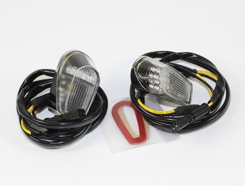 White led turn signals fairing - signals,