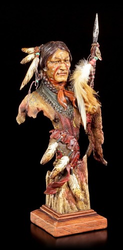 Indian bust warrior with - bust,