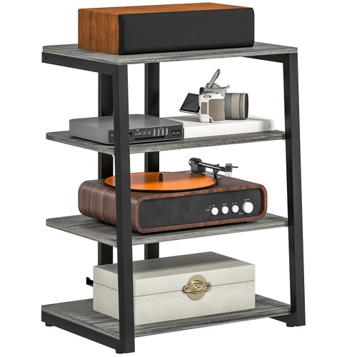 Homcom hifi rack - stand, w/