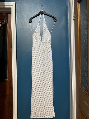 Zara maxi white backless dress - backless,