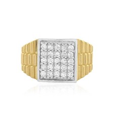 10k Solid Yellow Gold Pave