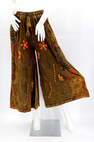 Floral embroidered cotton - floral,