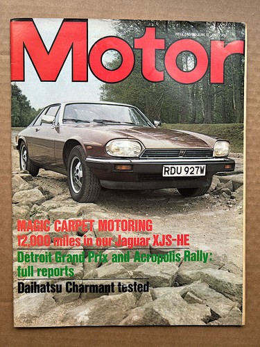 Jaguar xjs motor - motor, magazine
