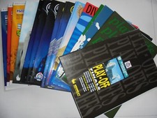 Play off final programmes - final,