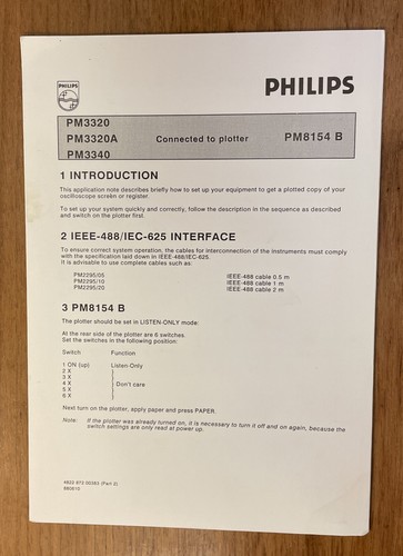 Philips pm8154b for pm3320 - philips,