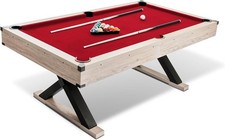 7ft Pool Table Modern Wood
