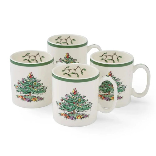 Spode christmas tree - christmas, set