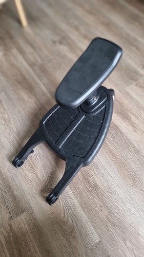 Buggy board with seat - with,