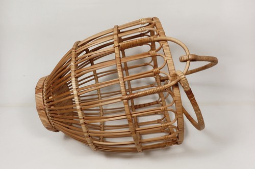 Hand woven basket - hand, bamboo