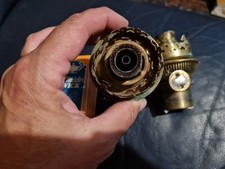 2 Kosmos  Oil Lamp Burner.  Use Flat Wick Which Is Rounded As It Burns