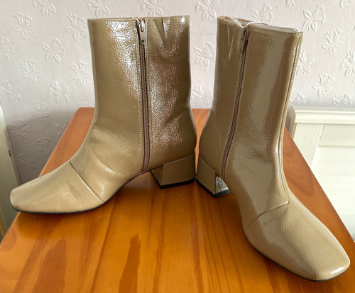 Ladies wet look - ladies, ankle