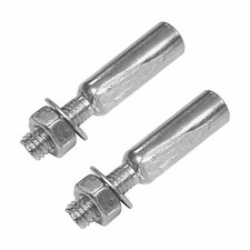 PAIR OF COTTER PINS BIKE MOPED 9MM 9.5MM CRANK SCREW CHAINWHEEL VINTAGE PIN BOLT