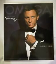 Omega Watch Official Display Backboard - James Bond Quantum of Solace 007 - XL