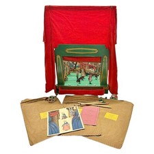 *RARE* 1930'S VICTORIAN STYLE LINE BROS TRI-ANG TOY THEATRE *PLAY SETS / LIGHTS*