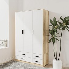 3 Door 4 Drawer Wardrobe
