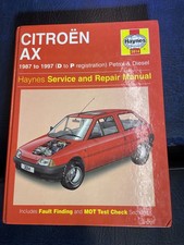 CITROEN AX 1987-97 PETROL DIESEL HAYNES WORKSHOP MANUAL 3014 
