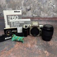 Nikon F60 35mm Film Camera +