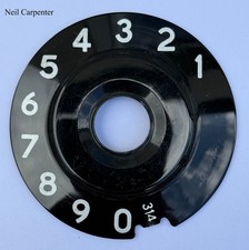 Very rare black silver GPO No12 dial face. No 314 part number.