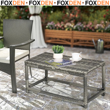 PE Rattan Outdoor Coffee Table