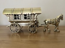Vintage Solid Brass Horse