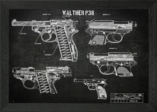 Walther p38 framed - walther,