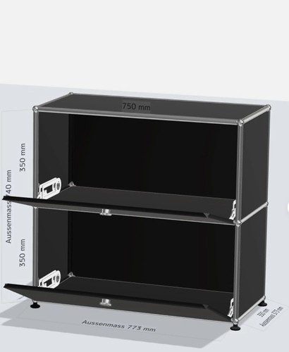 Usm haller sideboard black - haller,