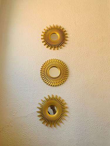 Set wall mounted mirrors - set,