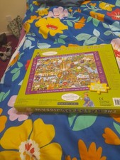 Colourful Puzzle Of Places In