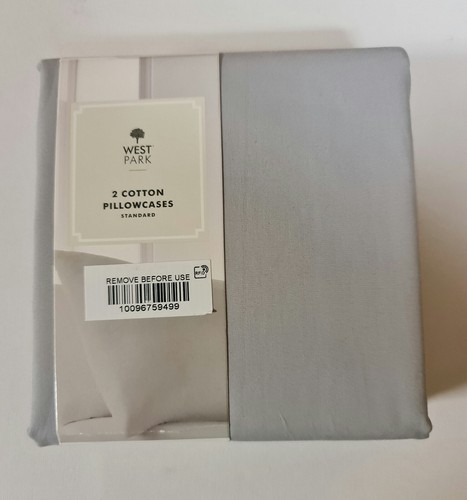 West park grey pillowcases - park,