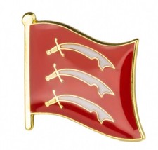 Essex : County Flag Enamel Lapel Pin Badge