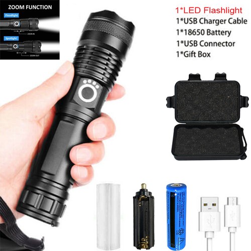 Tactical flashlight bright - tactical,
