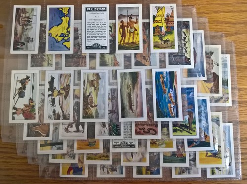 Kane trade cards red indians - trade, cards: