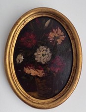 Antique oil painting still