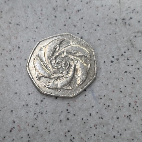 2001 rare gibraltar 50p fifty - rare,